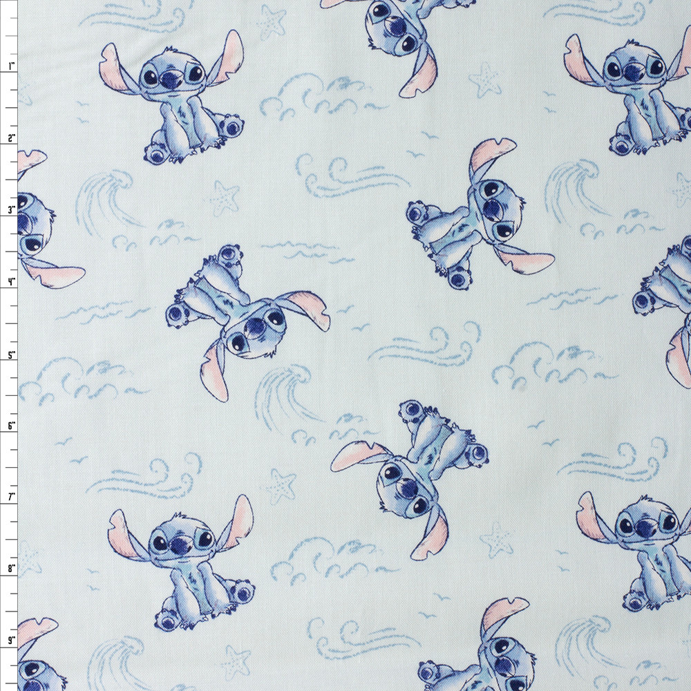 Stitch Sketch Wave Quilter’s Cotton from Maywood Studio #30465 Fabric By The Yard